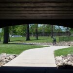 Campbell Avenue underpass, looking toward Fassnight Park