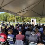 The first public trail to cross through a Veteran's Cemetery