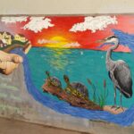 Mural inside the Campbell Avenue underpass