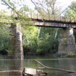 Mile 22 - Little Sac River bridge, built in 1884