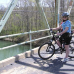 The James River bridge at the south end of Galloway Creek Greenway