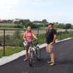 Ward Branch Greenway goes along and underneath Highway 60